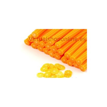 1 murrinas naranja arcilla polimérica