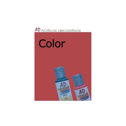 Bote pintura acrílica color Rojo cadmio , 50ml