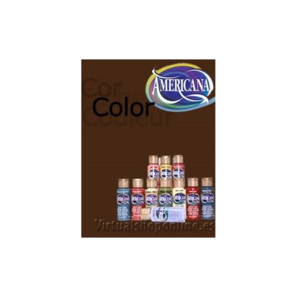 Bote pintura acrílica color Chocolate oscuro, 59 ml