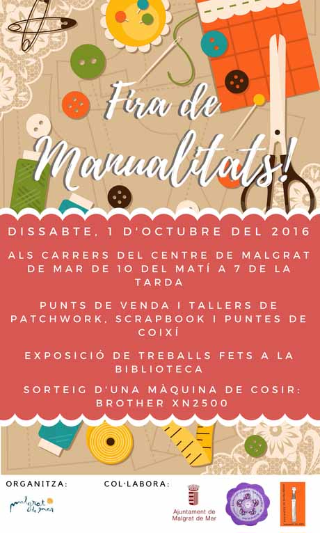 1ª feria de manualidades en Malgrat de Mar